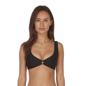 Mikoh Lehua Bikini Top black medium